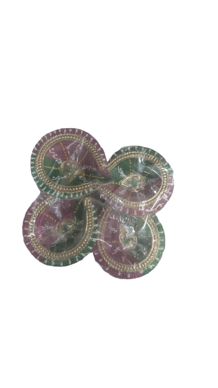 Wax colour diya 4pk