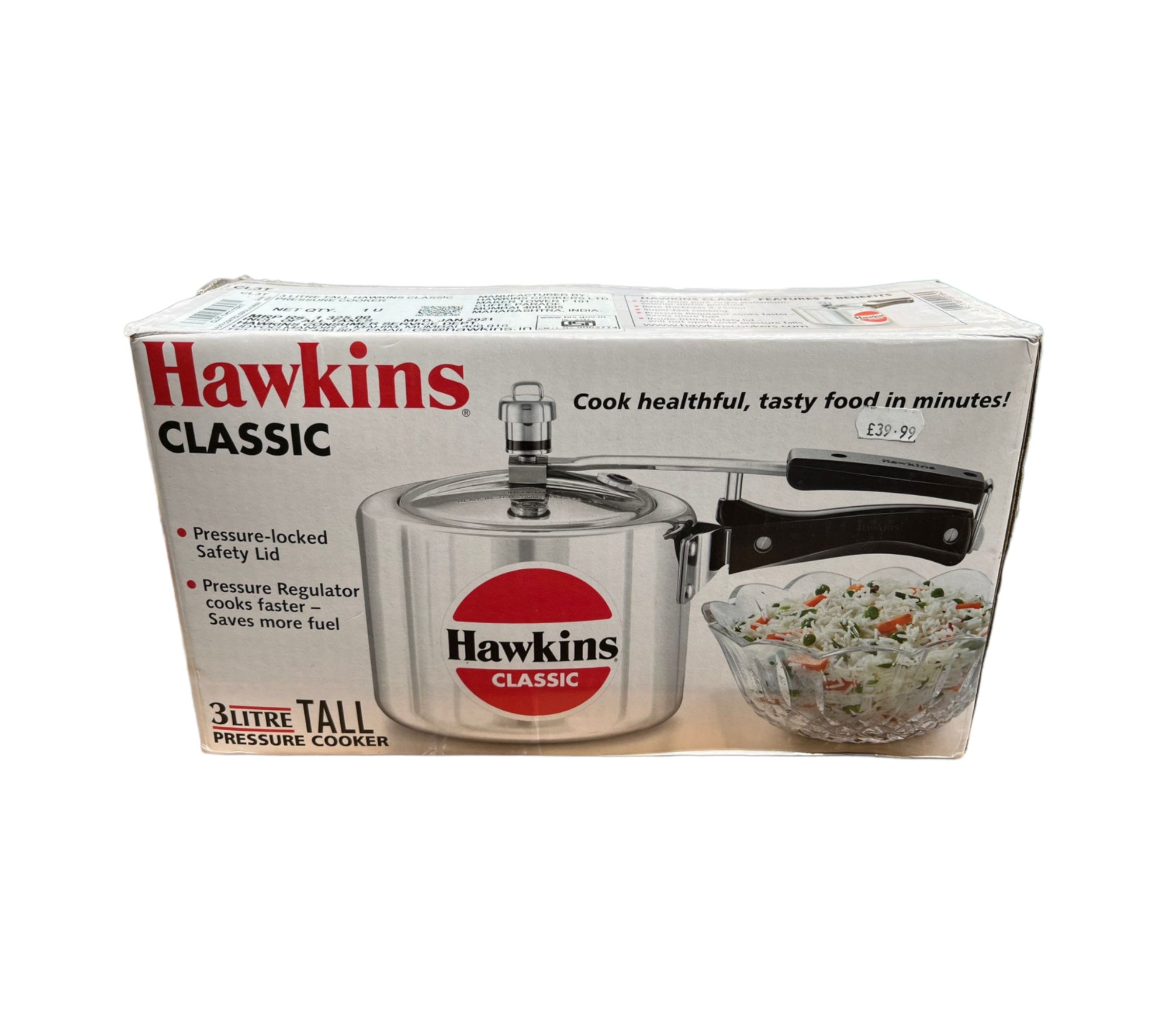 Hawkins Pressure Cooker Red Rickshaw