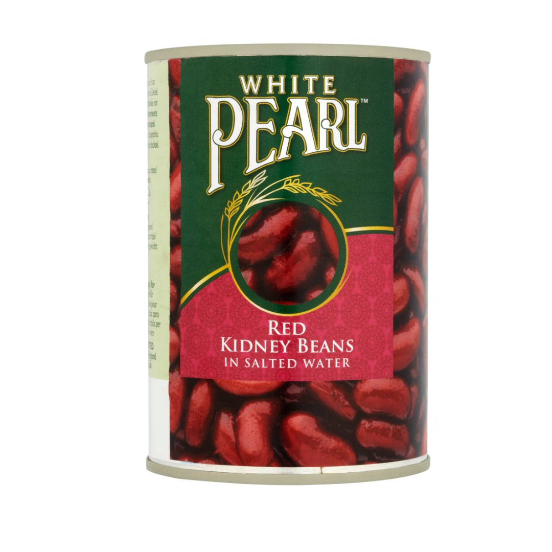 White Pearl Red Kidney Beans in Salted Water 400g