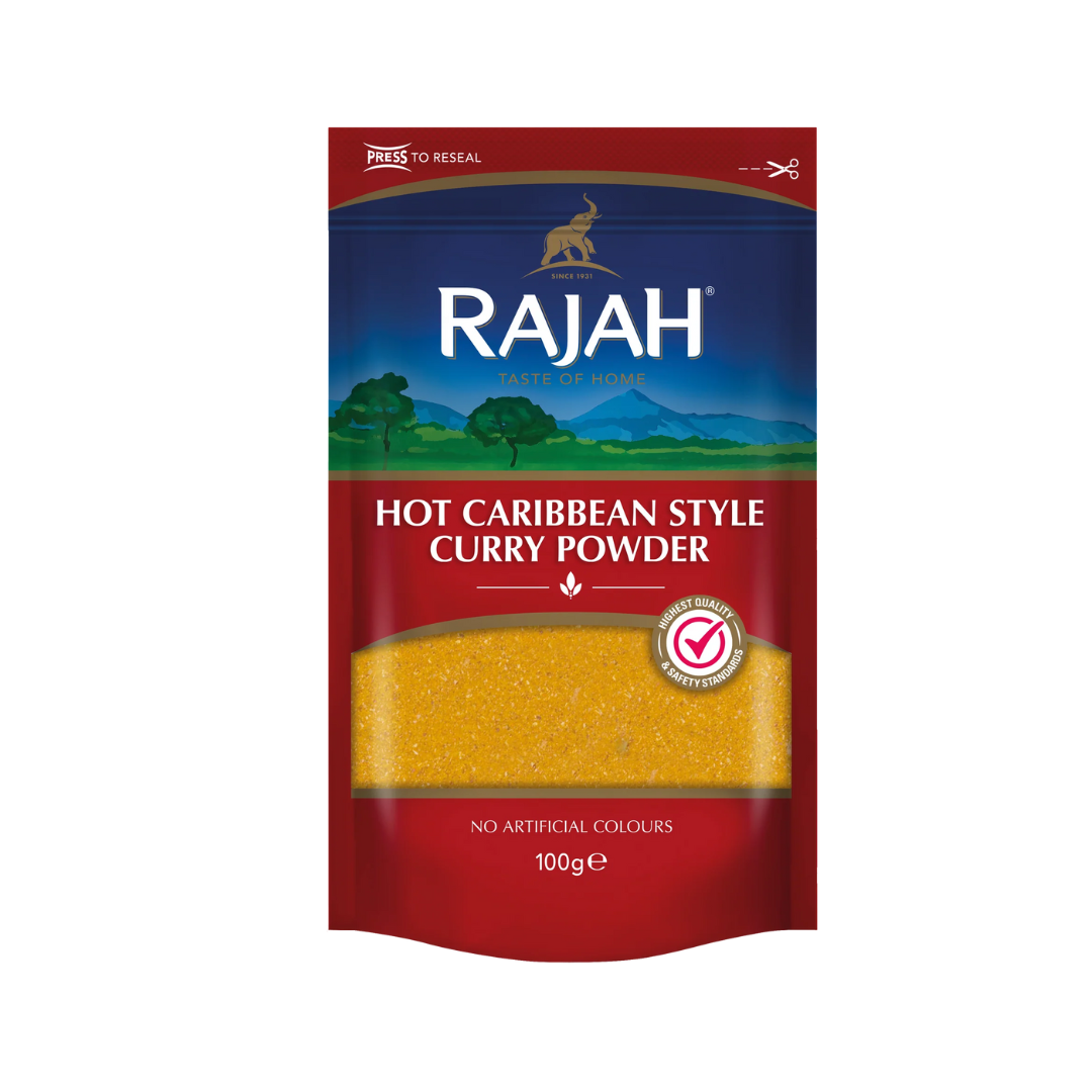 Rajah Hot Caribbean Style Curry Powder 100g