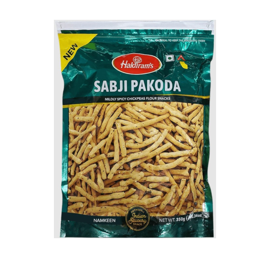 Haldiram's Sabji Pakoda Mildly Spicy Chickpeas Flour Snacks 150g