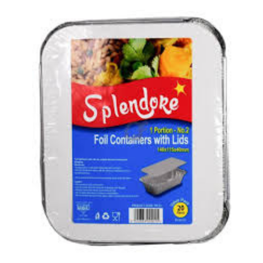 Splendoore 20 Foil 6A Containers (20pk)