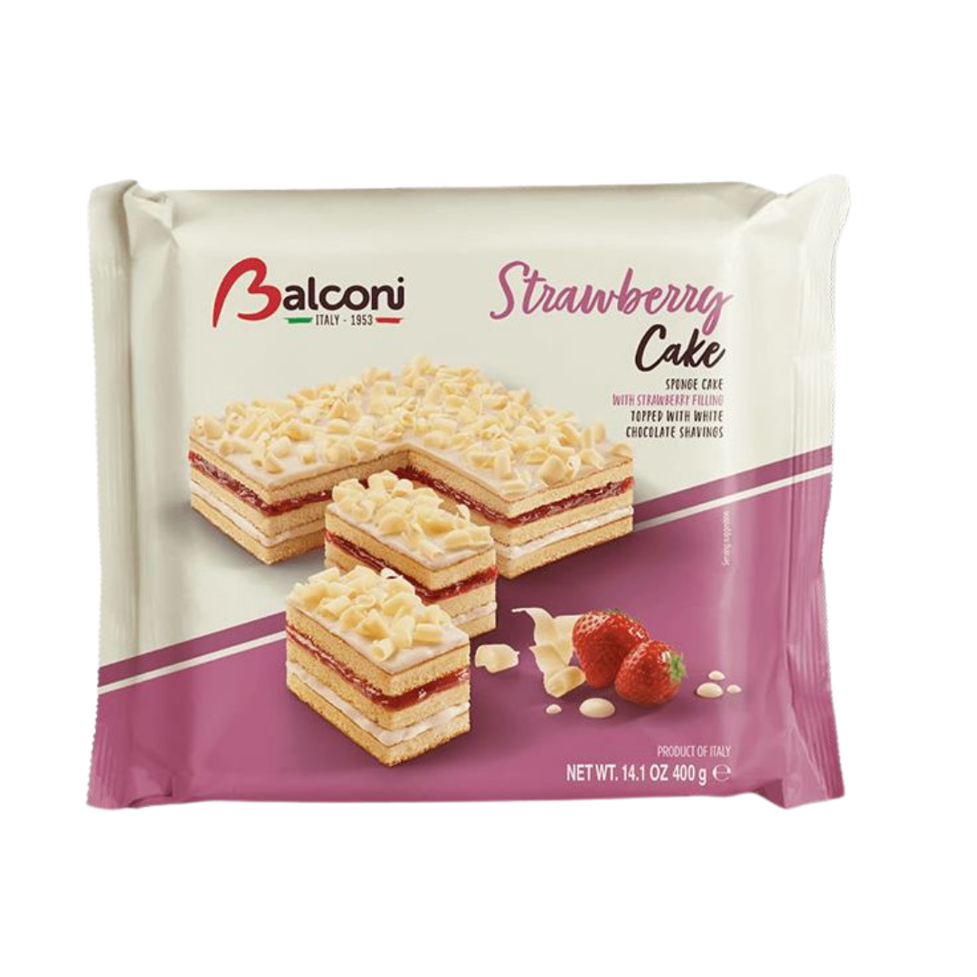 Balconi Strawberry Cake 400gm