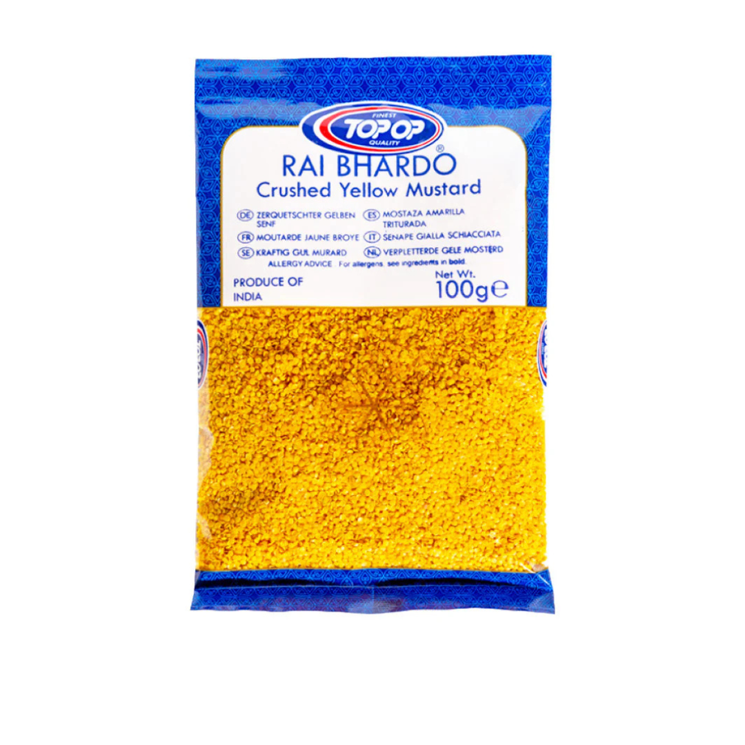Top-Op Rai Bhardo Crushed Yellow Mustard 100g