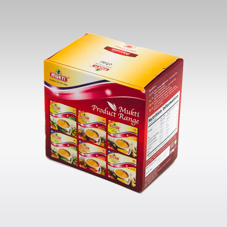 Mukti Instant Sweetened Masala Tea Mix (10 Sachets)