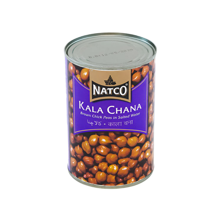 Natco Brown Chick Peas (Boiled Kala Chana) Can 397g
