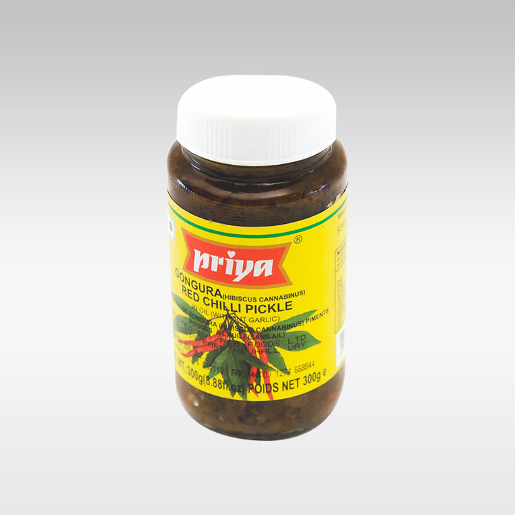 Priya Gongura & Red Chilli Pickle 300g