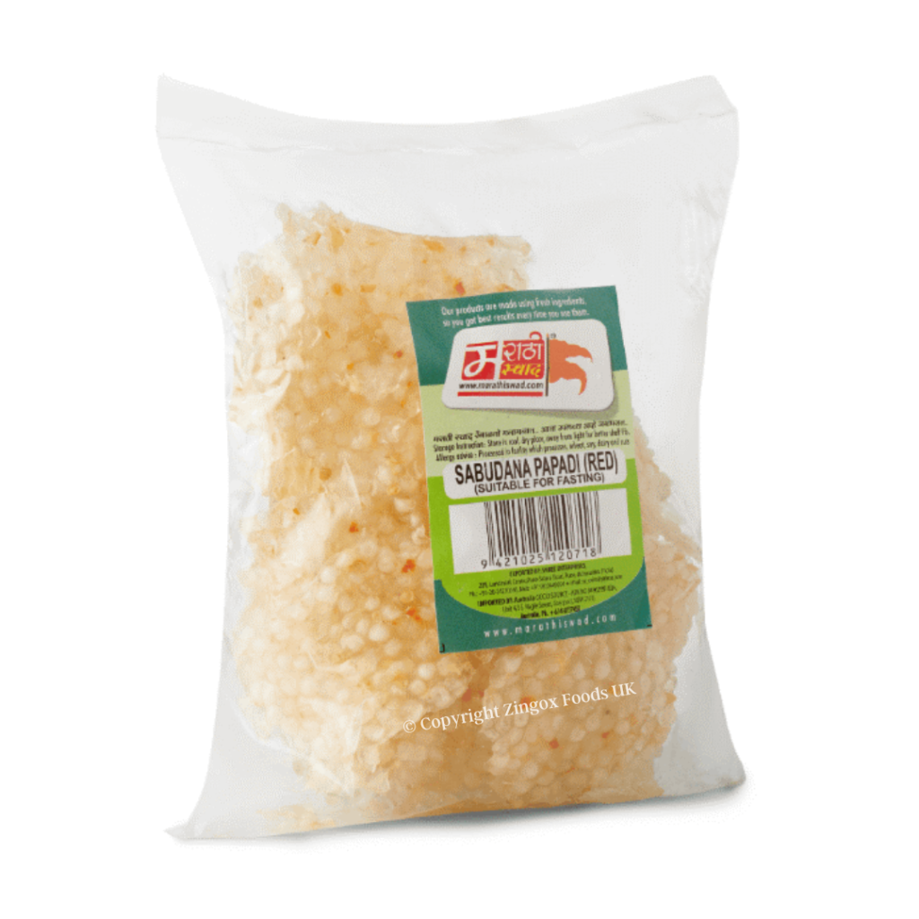 Sago Papadi Red Chilli 200gm - (Marathi Swad)