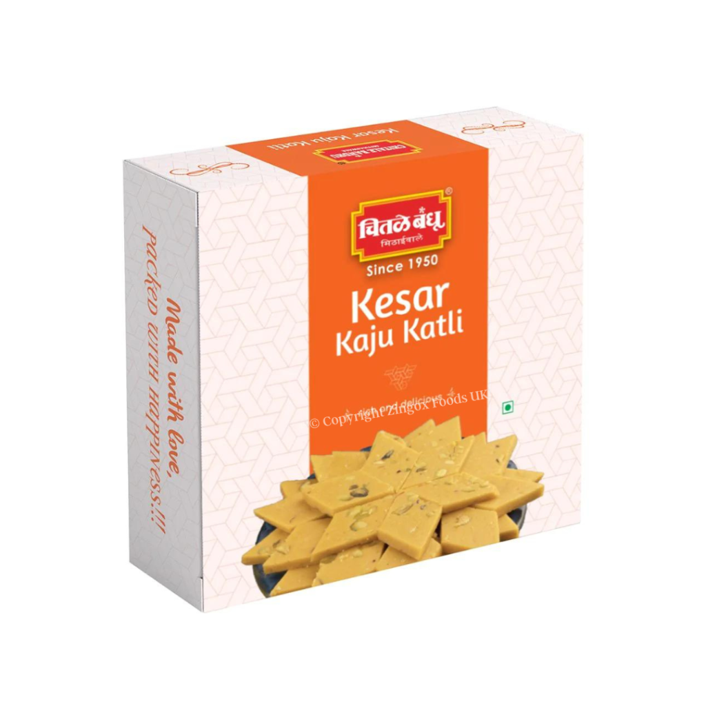 Chitale Kesar Kaju Katli 250gm