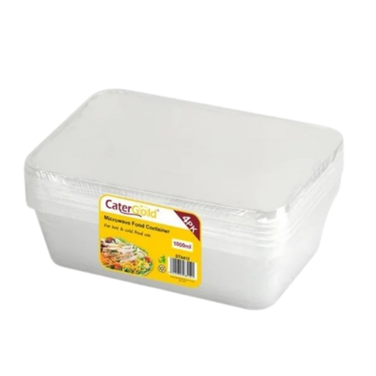 CaterGold Microwave Container (4pk)