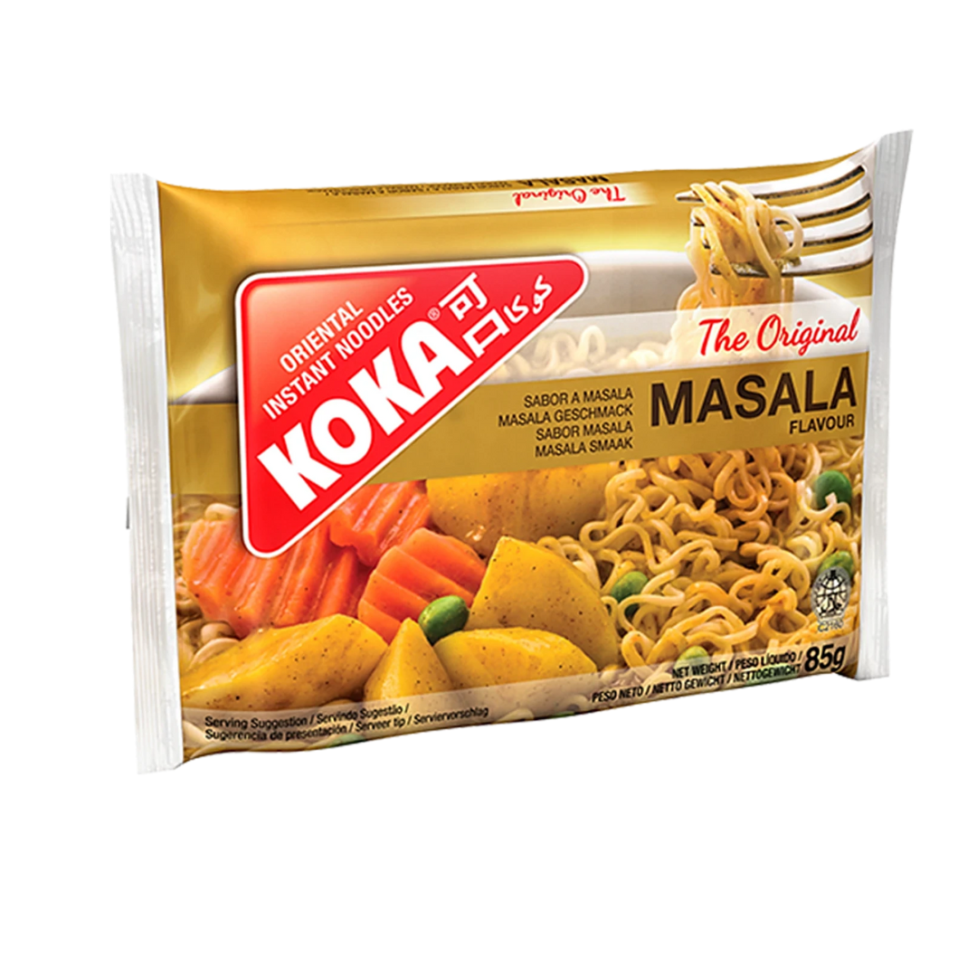 Koka Oriental Instant Noodles Masala Flavour 85g