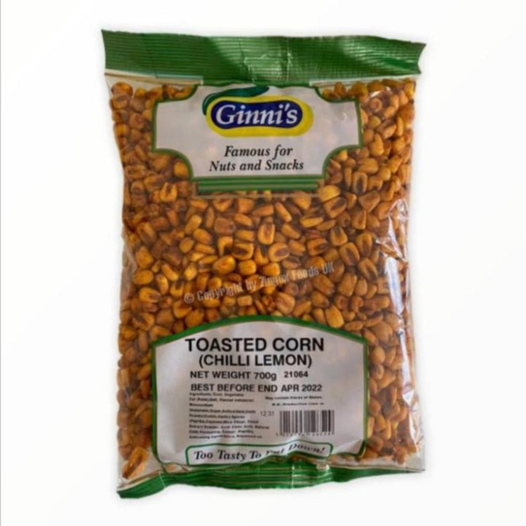 Ginni's Chilli & Lemon Toasted Corn 700g - Red Rickshaw