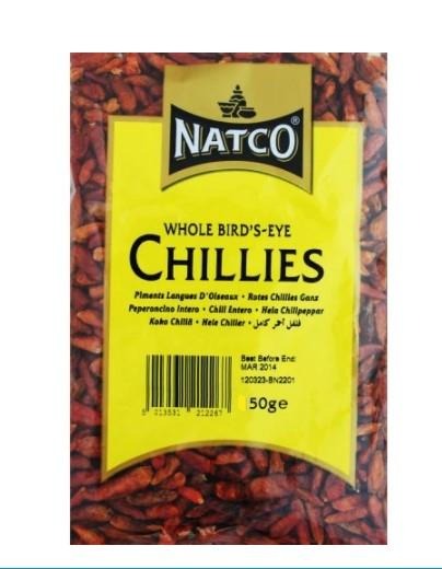 Natco Dried Chillies 50g