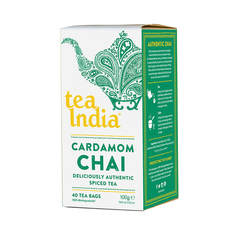 Tea India Cardamom Chai (40 Bags)