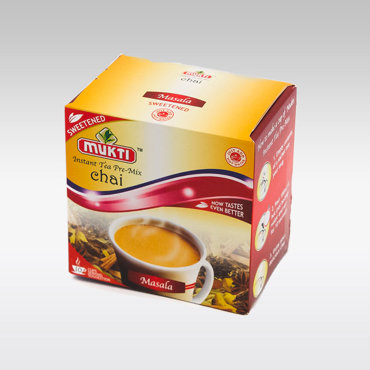 Mukti Instant Sweetened Masala Tea Mix (10 Sachets)